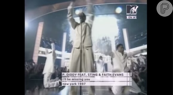 Em 1997, Diddy, Sting, Faith Evans & 112 tocaram 'I´ll Be Missing You'.