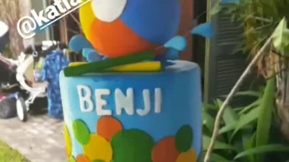 Sheron Menezzes mostrou a festa de aniversário do filho, Benjamin