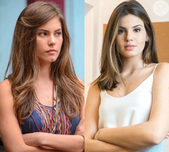 Bruna Hamú já foi diversas vezes comparada fisicamente com a atriz Camila Queiroz