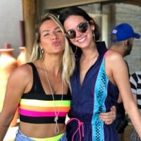 Bruna Marquezine usa look Puma Fenty de R$ 1200 em gravação com Giovanna Ewbank