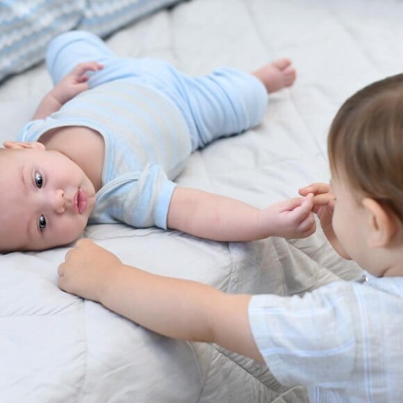 Andressa Suita sempre compartiha momentos fofos dos filhos, Samuel e Gabriel, nas redes sociais