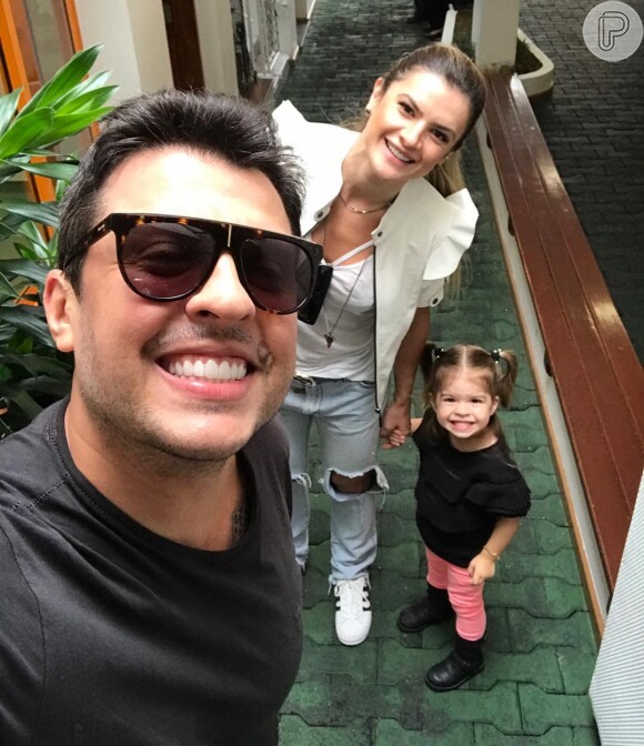 Wellington Muniz e Mirella Santos são pais de Valentina, de 4 anos
