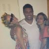 Ronaldo posa ao lado de Paris Hilton, Paula Morais e amiga, em Ibiza, na Espanha (23 de agosto de 2014)