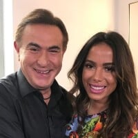 Anitta dá dica para Amaury Jr dançar passo do quadradinho: 'Tem que ter joelho'