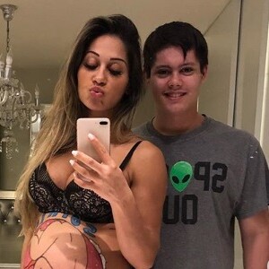 Mayra Cardi já é mãe de Lucas, de 18 anos