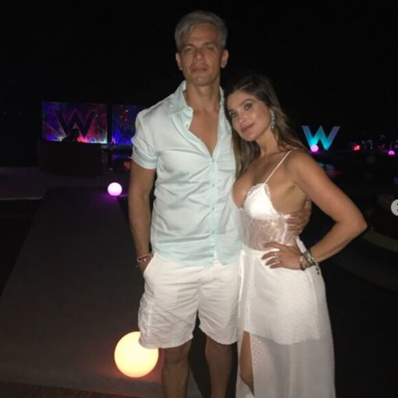 Na vida real, Flávia Alessandra é casada com Otaviano Costa
