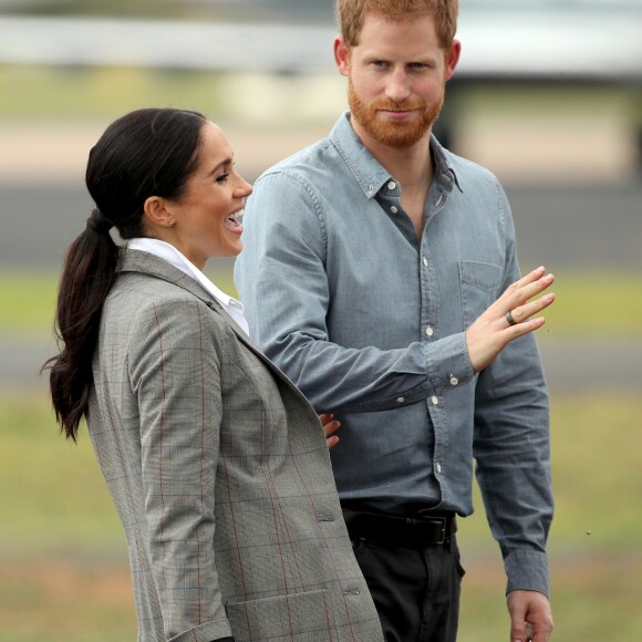 Meghan Markle não deixou que a agenda cheia tirasse seu bom-humor