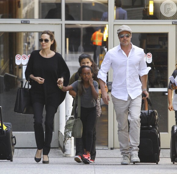 Angeline Jolie e Brad Pitt são pais de seis filhos, que tiveram participação especial no casamento que aconteceu na França no dia 23 de agosto de 2014