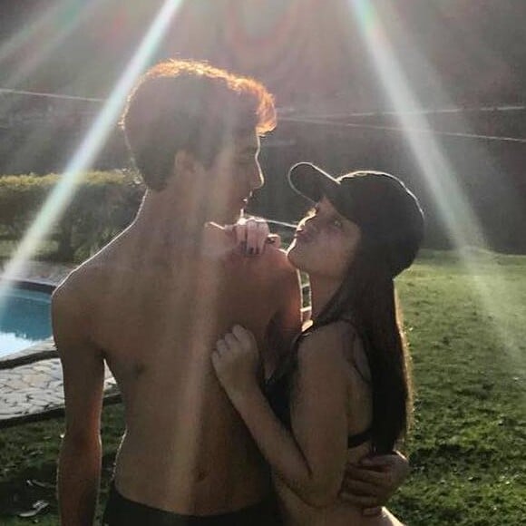 Mel Maia e Erick Andreas costumam viajar juntos e estiveram, recentemente, em um hotel fazenda