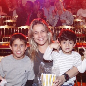 Fernanda Gentil é mãe de Gabriel, de 2 anos, fruto de seu antigo relacionamento com Matheus Braga, e de Lucas, de 10 anos