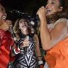 Ivete Sangalo e Gaby Amarantos cantaram com Daniela Mercury em Salvador, na Bahia, em 12 de fevereiro de 2013