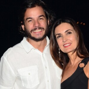 'Hoje foi seu dia. Pela primeira vez, passamos juntos. E foi mais uma vez incrível', escreveu Fátima Bernardes para Túlio Gadêlha
