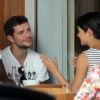 Sophie Charlotte e Daniel de Oliveira almoçam em clima de romance e descontração no Rio