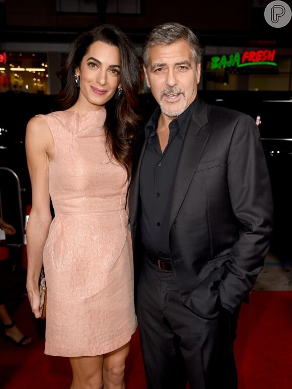 George Clooney e a mulher, Amal, serão padrinhos do filho de Meghan Markle e príncipe Harry, em 29 de novembro de 2018