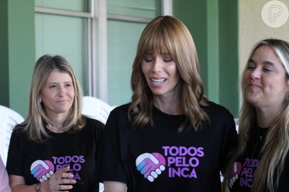 Ana Furtado chorou após fazer doação ao INCA (Instituto Nacional de Câncer)