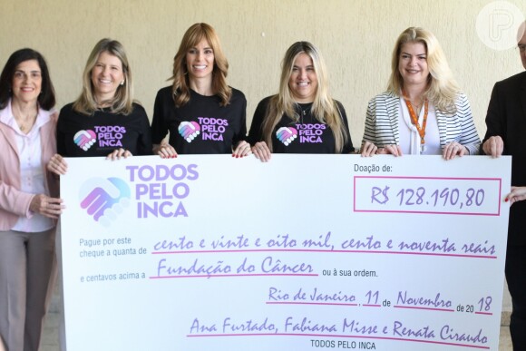 Ana Furtado arrecadou mais de R$ 128 mil com a realização do bazar beneficente Todos Pelo INCA