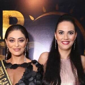 Rudimila Borges, Juliana Paes, Dil Melo e David Brazil no lançamento do camarote Club Arpoador 2019