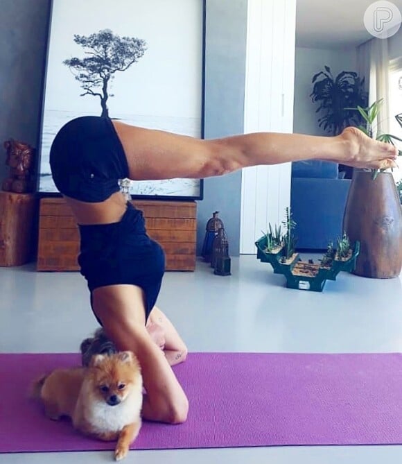 Grazi Massafera começou a praticar yoga este ano