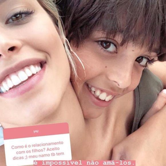 Noiva de Kaká, Carol Dias exalta relação com filhos do jogador