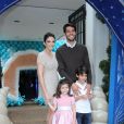 Kaká é pai dos pequenos Luca e Isabella, do casamento de 14 anos com a socialite Carol Celico