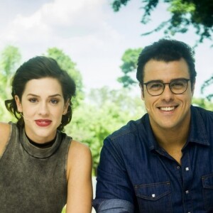 Sophia Abrahão e Joaquim Lopes apresentaram o último 'Vídeo Show'