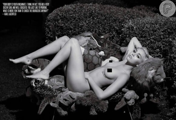 Miley Cyrus é a capa da revista 'V Magazine' (19 de setembro de 2014)
