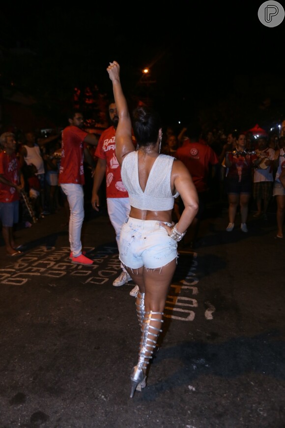 Carnaval 2019: Viviane Araujo é rainha de bateria da escola de samba do Rio de Janeiro Acadêmicos do Salgueiro desde 2008