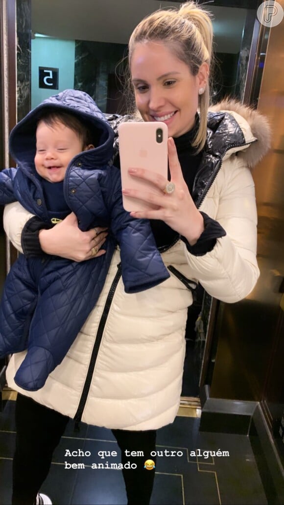 Thyane Dantas publicou foto fofa com o filho, Dom, em viagem neste sábado, 2 de fevereiro de 2019