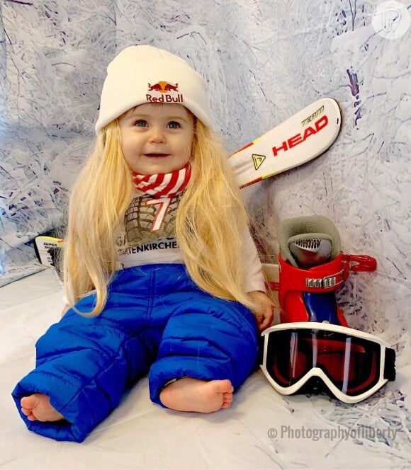 Outra esportista que apareceu no projeto fotográfico foi Lindsey Vonn, americana pentacampeã na cateria esqui alpino 