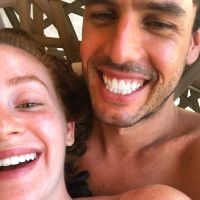Marina Ruy Barbosa posta clique com marido e é elogiada: 'Linda sem maquiagem'