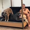André Marques compartilhou um clique com seus cinco cachorros