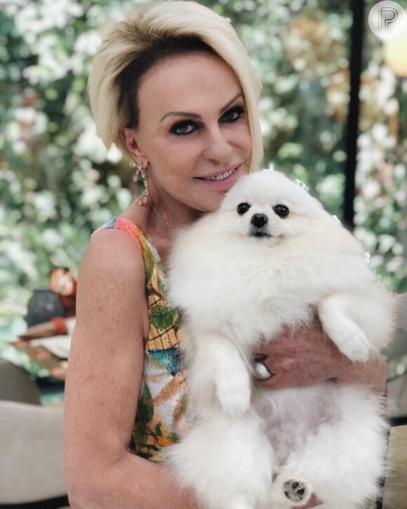 Ana Maria Braga também faz parte da turma de famosos que ama os animais
