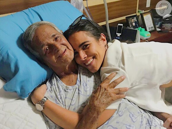 Wanessa Camargo postou uma foto com o avô Franciso nesta quinta-feira, 21 de fevereiro de 2019