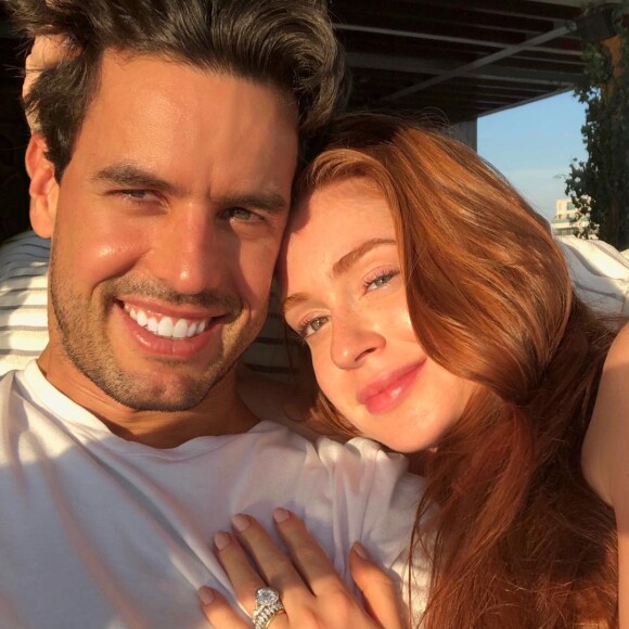 Marina Ruy Barbosa ganhou uma declaração de amor do marido, Xandinho Negrão, neste domingo, 24 de fevereiro de 2019