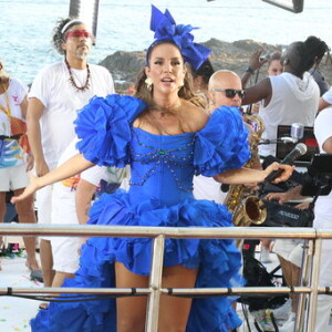 Ivete Sangalo recebeu marido e o filho em trio de Carnaval em Salvador neste domingo, 3 de março de 2019
