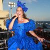 Ivete Sangalo usou um vestido da estilista Helo Rocha