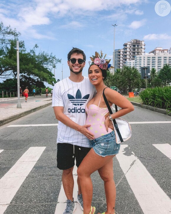 Jade Seba está esperando seu primeiro filho, Zion, fruto da relação com o ator Bruno Guedes