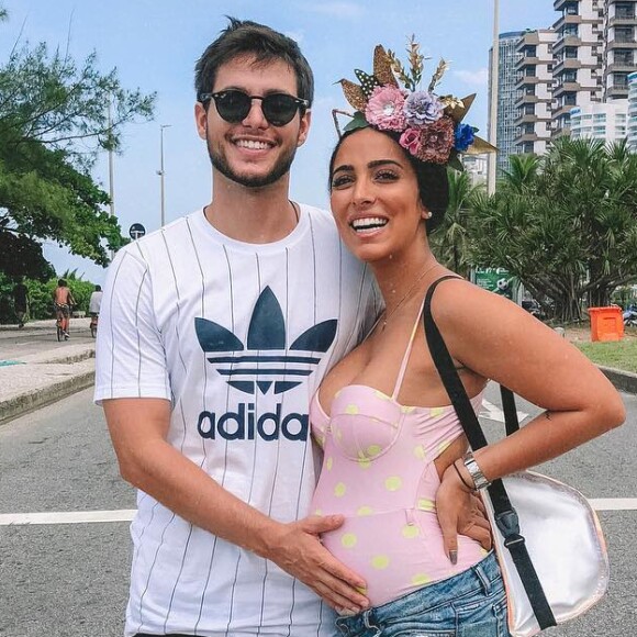 Jade Seba está esperando seu primeiro filho, Zion, fruto da relação com o ator Bruno Guedes