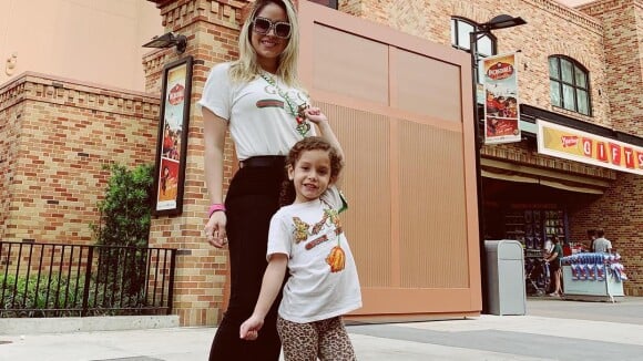 Gucci girls! Thyane Dantas e filha, Ysis, combinam looks grifados nos EUA. Saiba