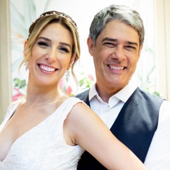 William Bonner postou fotos da mulher, Natasha Dantas, para homenageá-la em aniversário