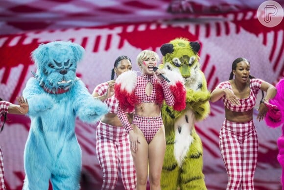 Miley Cyrus fez shows em São Paulo e no Rio de Janeiro