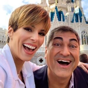 Apresentadora do 'É de Casa', Ana Furtado está na Disney, nos Estados Unidos
