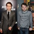 As estrelas de 'Harry Potter' e 'Senhor do Anéis',Daniel Radcliffe e Elijah Wood poderiam se passar por gêmeos em algum filme.