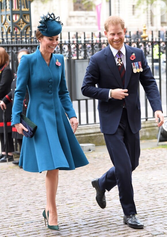 Kate Middleton acompanha o cunhado príncipe Harry em evento oficial em Londres