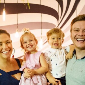 Thais Fersoza e Michel Teló são pais de Melinda, de 2 anos, e Teodoro, de 1