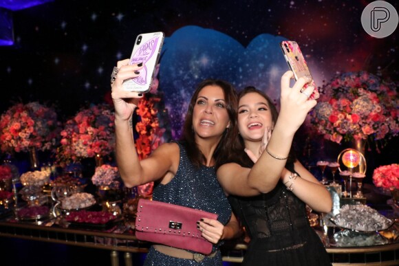 Mel Maia comemora seus 15 anos na casa de festas Espaço Zurique, no Rio de Janeiro, na noite desta sexta-feira, 03 de maio de 2019