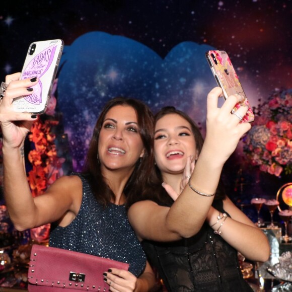 Mel Maia comemora seus 15 anos na casa de festas Espaço Zurique, no Rio de Janeiro, na noite desta sexta-feira, 03 de maio de 2019