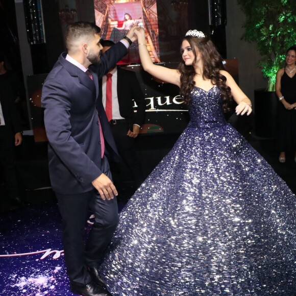 Mel Maia comemora seus 15 anos na casa de festas Espaço Zurique, no Rio de Janeiro, na noite desta sexta-feira, 03 de maio de 2019