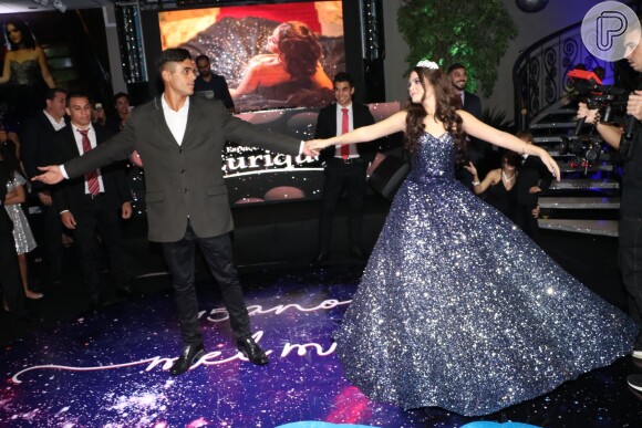 Mel Maia comemora seus 15 anos na casa de festas Espaço Zurique, no Rio de Janeiro, na noite desta sexta-feira, 03 de maio de 2019