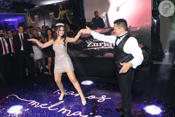 Mel Maia comemora seus 15 anos na casa de festas Espaço Zurique, no Rio de Janeiro, na noite desta sexta-feira, 03 de maio de 2019